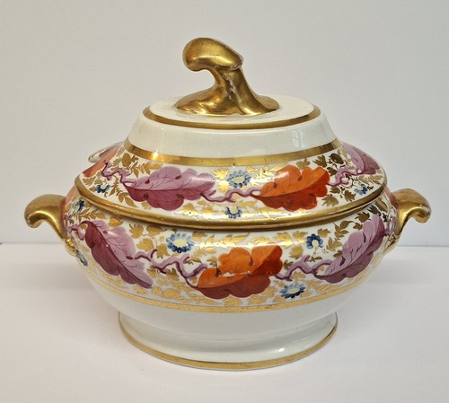 Antique coalport sauce tureen - antique,