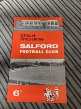 1966 SALFORD V ST HELENS RUGBY LEAGUE RL CHAMPIONSHIP PROGRAMME VGC