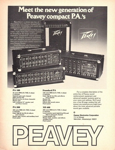 Vtg 70s peavey magazine - vtg,
