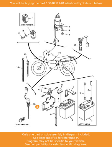 Yamaha seat battery - yamaha,