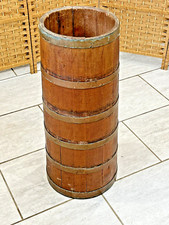 Antique wooden barrel umbrella - antique,
