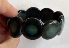 Tagua Nut (Vegetable Ivory) Elasticated Bracelet 