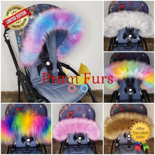 Fur pram hood trim - fur,