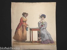 C'est un Monsieur Tres Comme Il Faut.., Amours du Bon Ton c1830 Hand Coloured