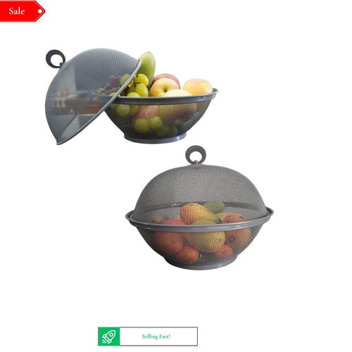 Mesh fresh fruit bowl with - fruit,