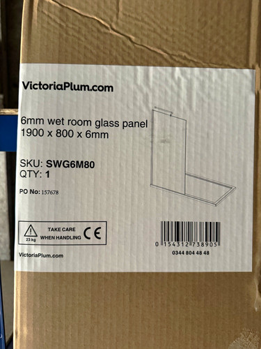 Wet room shower screen - , and