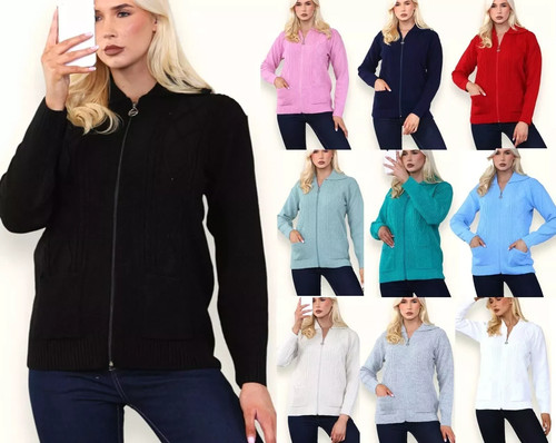 Ladies women winter zip - women's,
