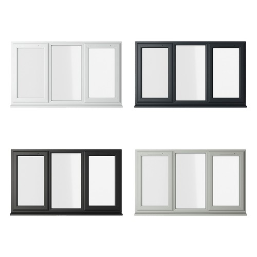 Pvc triple glazed window - triple,