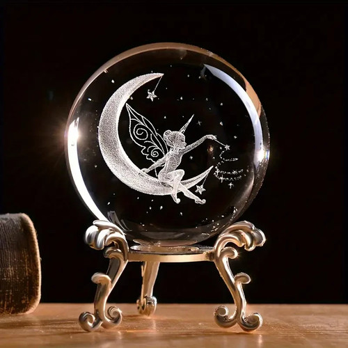 Crystal ball effect glass - crystal,