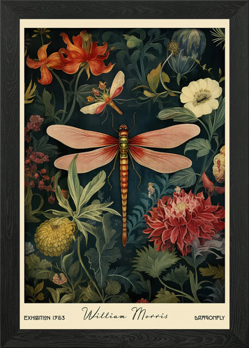 Dragonfly william morris - dragonfly,