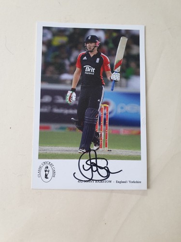 Signed classic cricket card - signed,