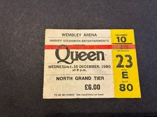 Queen Ticket 1980