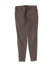 HOLLISTER Mens Skinny Joggers Chino Trousers Small W29 L28  Grey Cotton DQ48