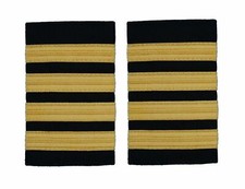 Pilot Captain,Gold Strips