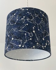 Lampshade Navy Blue Space Glow
