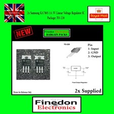 2 x Samsung KA7805 +5V 1A Linear Voltage Regulator TO-220