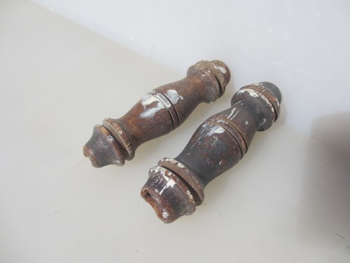 Antique wooden cistern handle - antique,