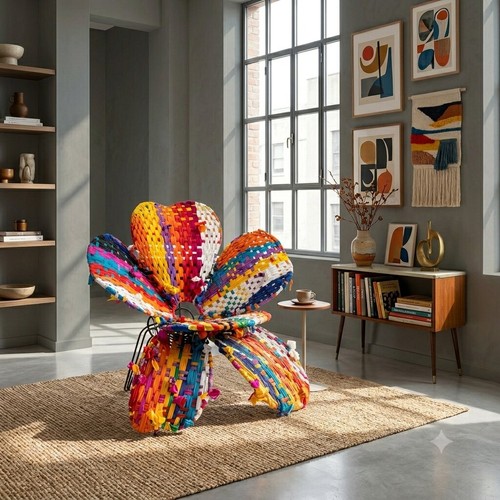 Fiore bulat armchair tessuto - fiore,