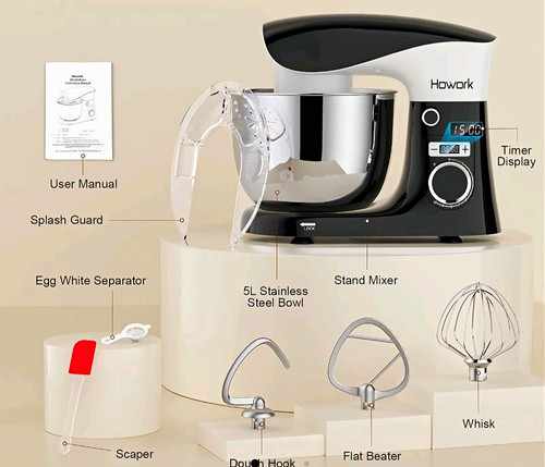 Howork 1500w stand - stand, mixer