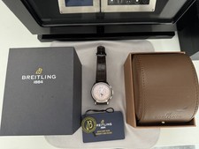 Breitling Premier B25 Datora AB2510201K1P1 42mm mm S/Steel Salmon Dial Moonphase