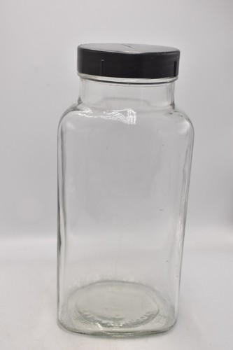 Vintage large glass sweet jar - glass,