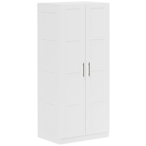 Wardrobe 80x53 5x180cm - 80x53.5x180cm, white