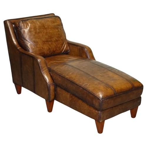 Deep cognac hand dyed - dyed, leather