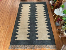 Traditional kilim Rugs, Kilim Rug Handwoven Wool Jute Rug, Vintage Kilim Rug,