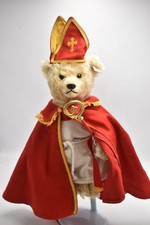 Steiff Saint Nicholas Teddy Bear Musical 661068 Mohair Limited Edition