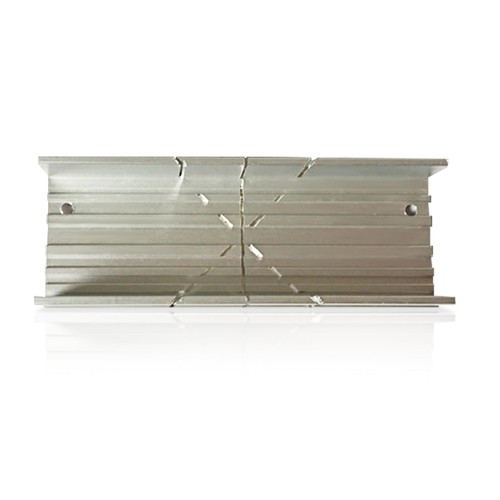 Aluminium mitre box 135mm - aluminium,
