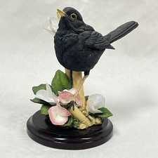Blackbird With Sweet peas