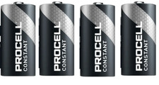 4 x Duracell C Size Industrial Alkaline Batteries Procell LR14 Cell MN1400 BABY