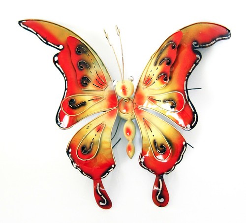 Large bright butterfly - bright, metal