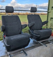 2 Twin Armrest Swivel Captain