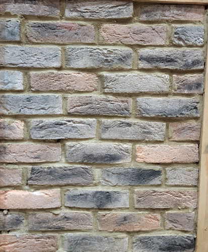 Weathered blend veneer brick - weathered,