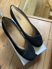 Gabor Ladies Shoes In Black Suede. Style Freda Size 7