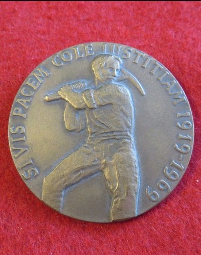 Bronze medal celebrating 50th - bronze,