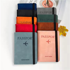 Card Holder Leather RFID Wallet Passport Holder Passport Bag Travel Cover Case