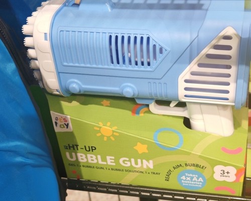 Blue light bubble gun - blue, up