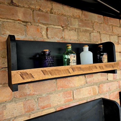 Spirit shelf 60cm - shelf", black