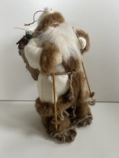 VINTAGE SANTA ON WOODEN
