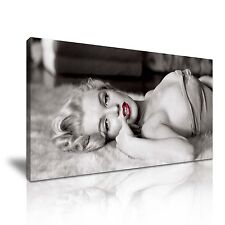 Marilyn Monroe Icon Canvas Wall Art Picture Print 60x30cm