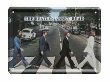 Beatles Souvenir ABBEY ROAD Collectable Metal Sign Gift 8x11cm
