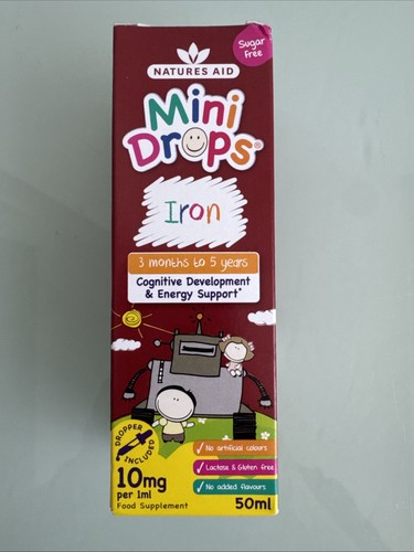 Natures aid mini drops iron - mini,