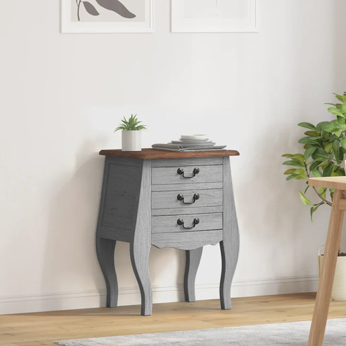 Walplus solid mahogany bedside - solid,