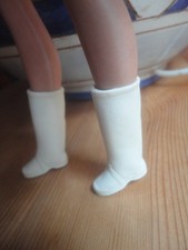 Original Mattel Barbie Clothes 1960's Stormy Weather White Boots GC