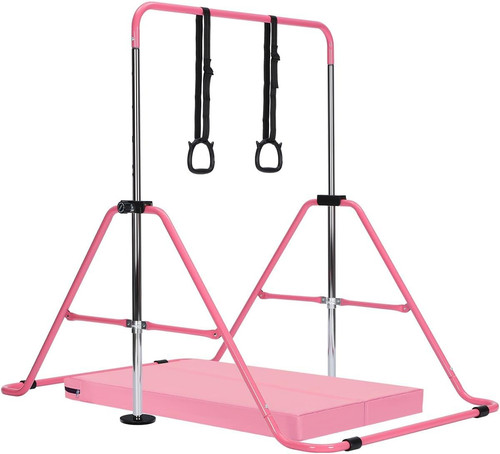 Gymnastics bar with mat - gymnastics,