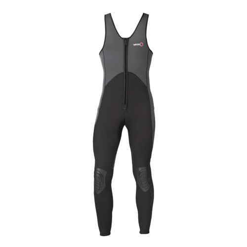 Yak front zip longjohn - front, /