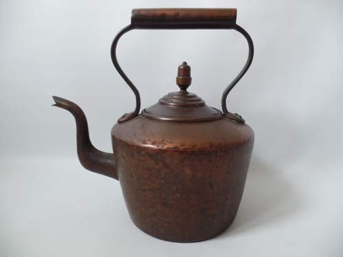 Antique large copper - large, kettle