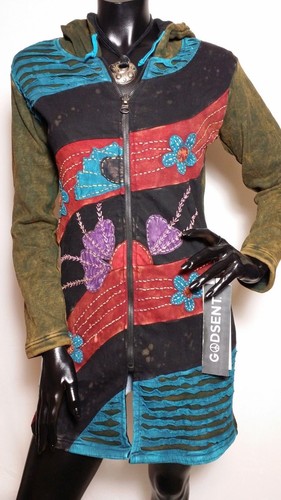 Long fleece lined boho - long,